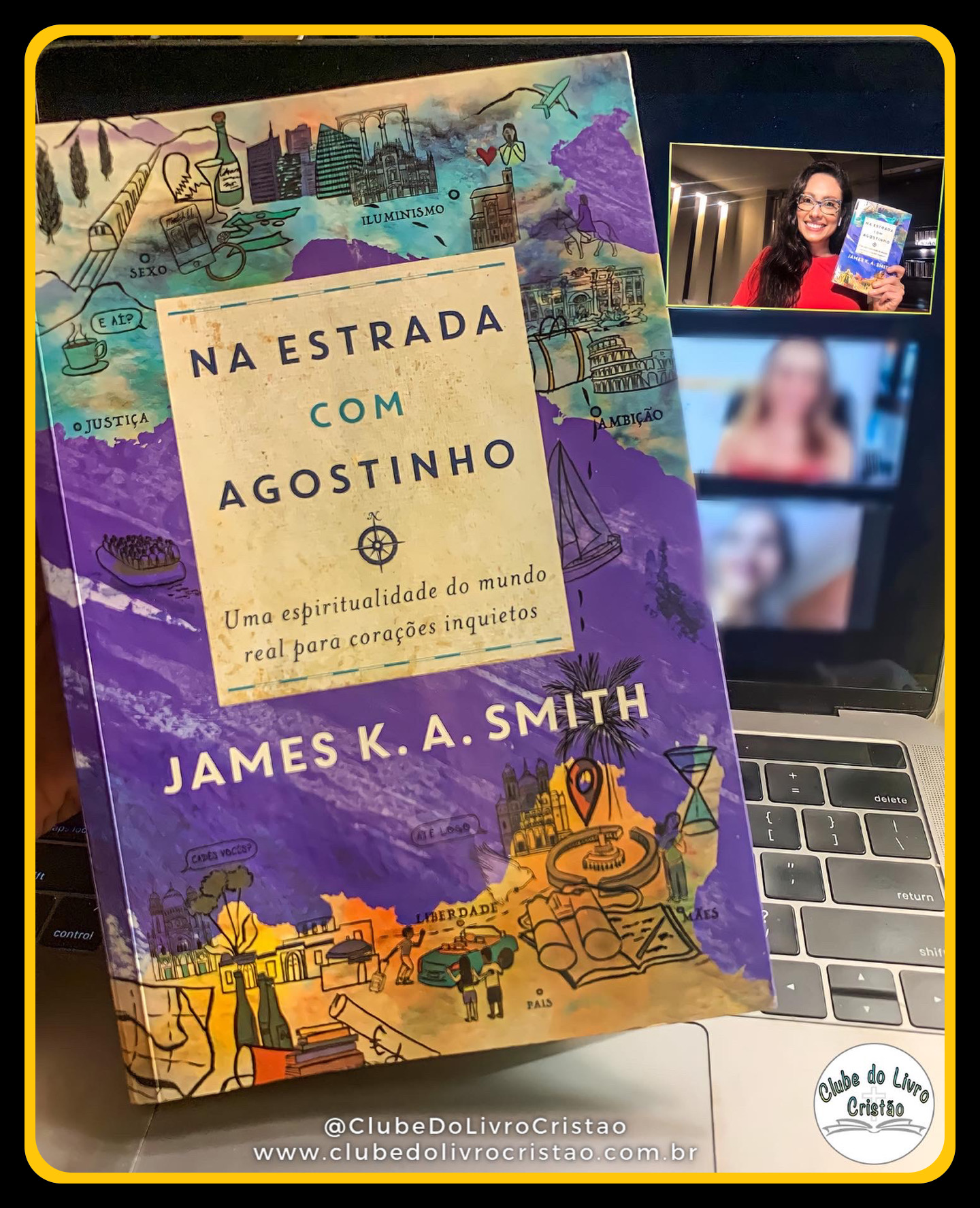 Clube do livro cristao - na estrada com agostinho - sobre o encontro de novembro